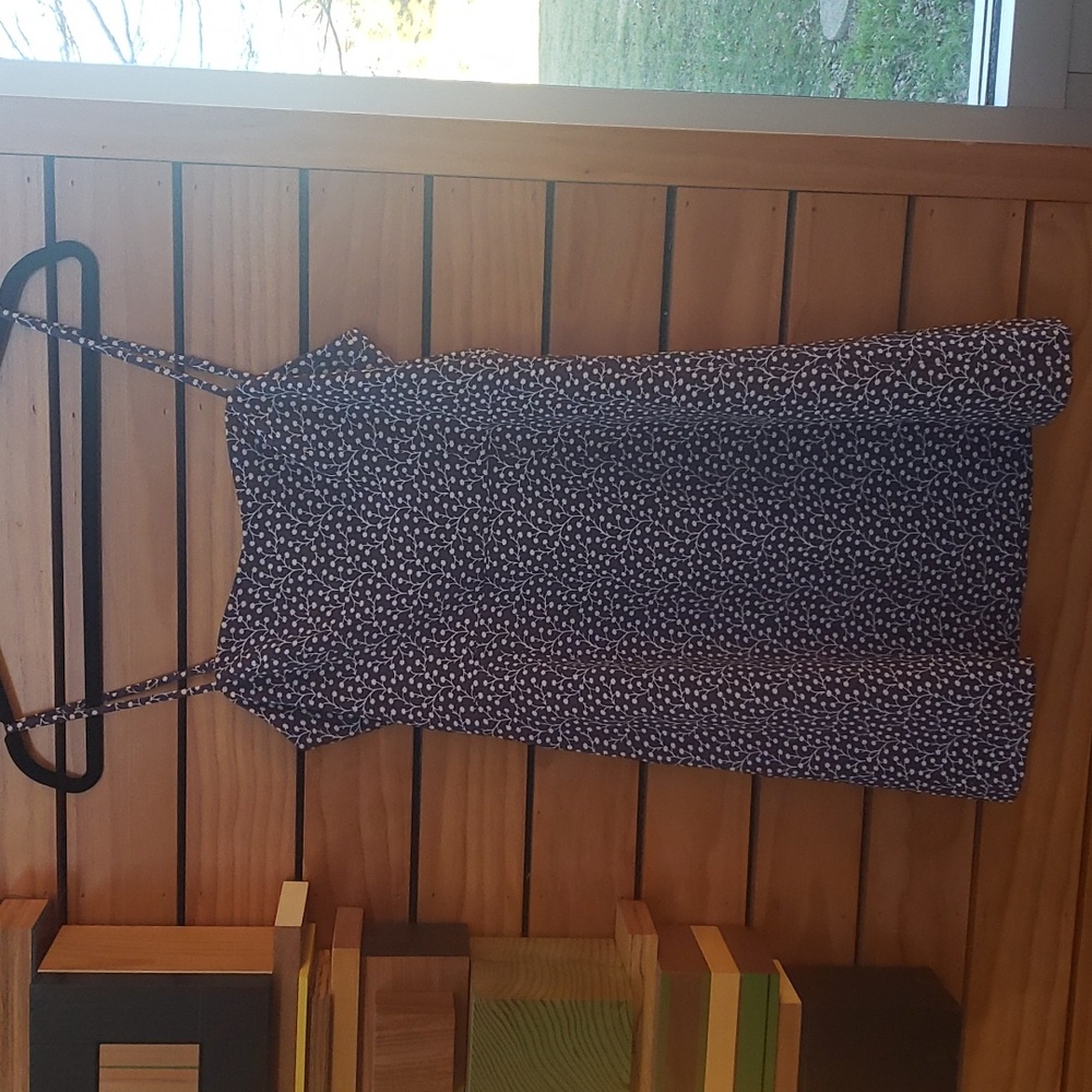NWT French connection mini dress in blue and white floral print